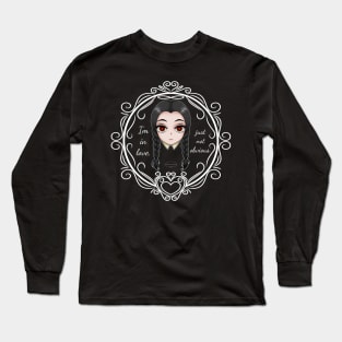 introvert girl in love on wednesday night CIRCLE Long Sleeve T-Shirt